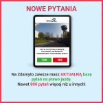 Nowe pytania testy na prawo jazdy