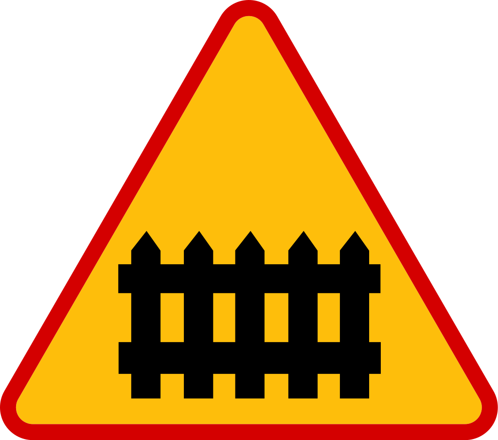 Przejazd kolejowo-drogowy z zaporami